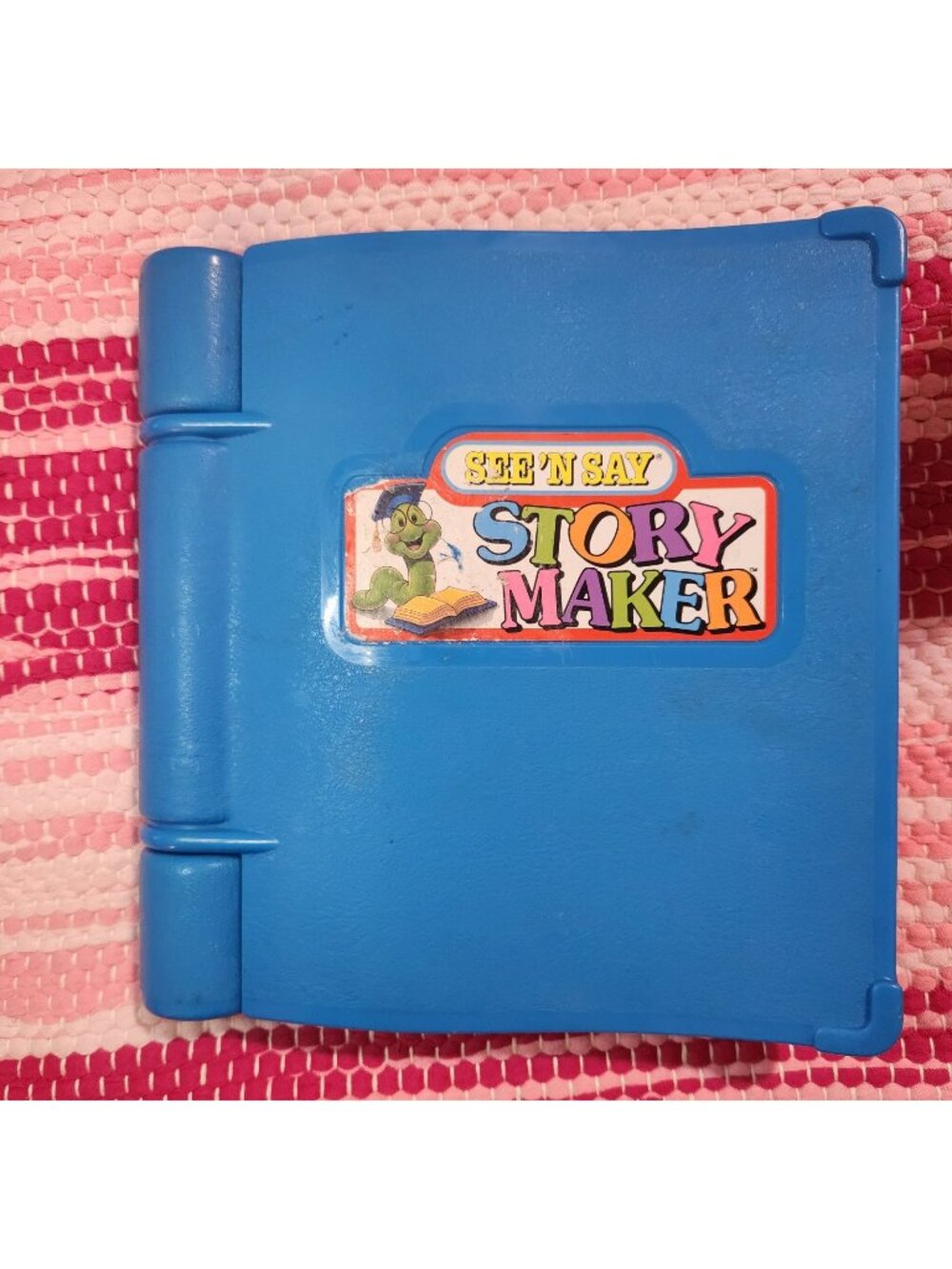 Vintage Mattel See 'N Say Story Maker Blue Book 1991